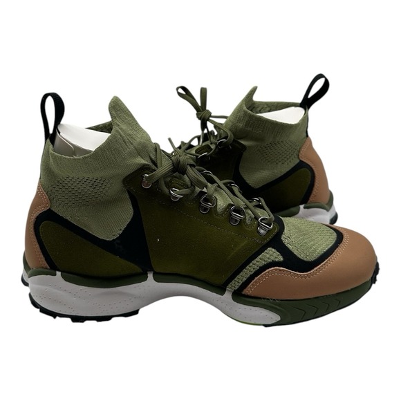 Nike Air Zoom Talaria Mid Flyknit Premium Shoes Mens 10.5 Palm/Legion Green FK - Picture 7 of 14